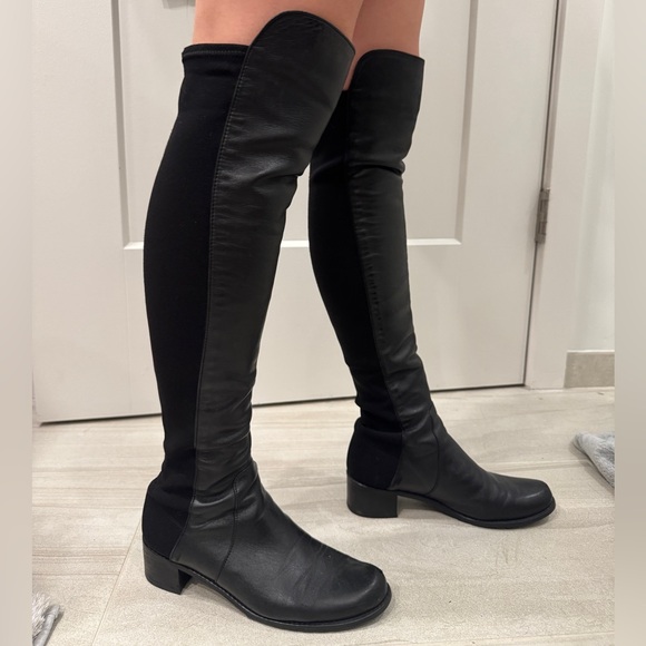 Stuart Weitzman Reserve boots in leather - Picture 9 of 15